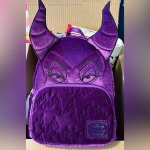 Loungefly Disney Villains Purple Backpack